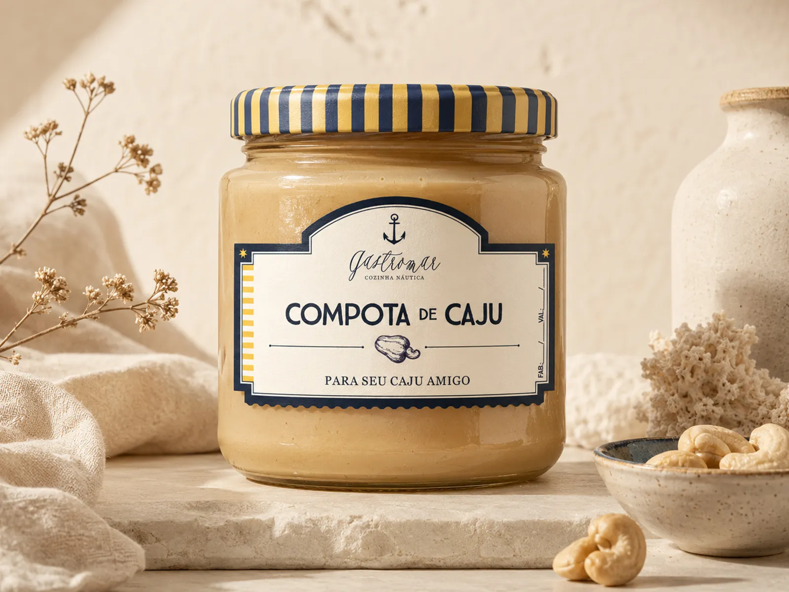Compota de caju Gastromar Cozinha Náutica